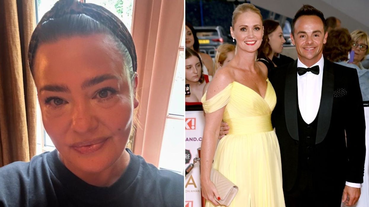 Lisa Armstrong and Anne-Marie Corbett with Ant McPartlin