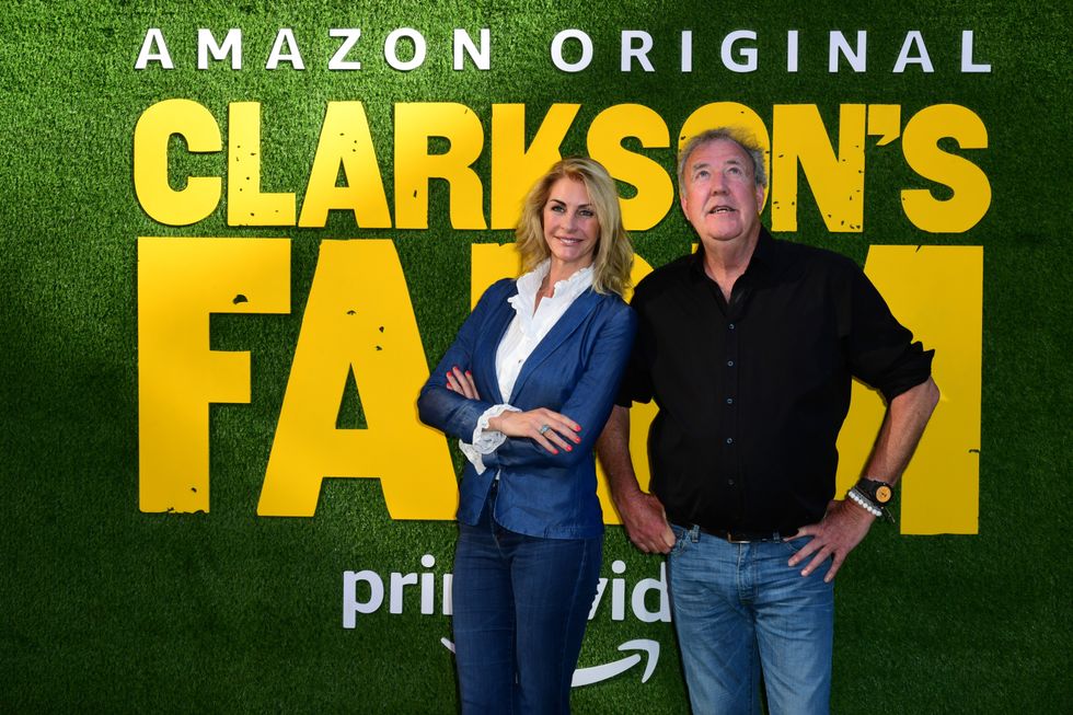 Lisa Hogan and Jeremy Clarkson