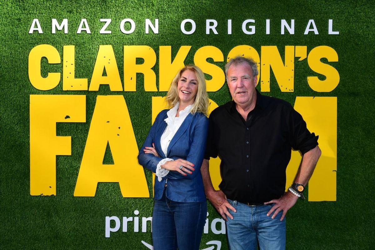 Lisa Hogan and Jeremy Clarkson