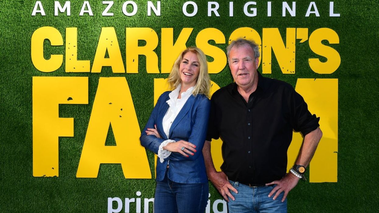 Lisa Hogan and Jeremy Clarkson