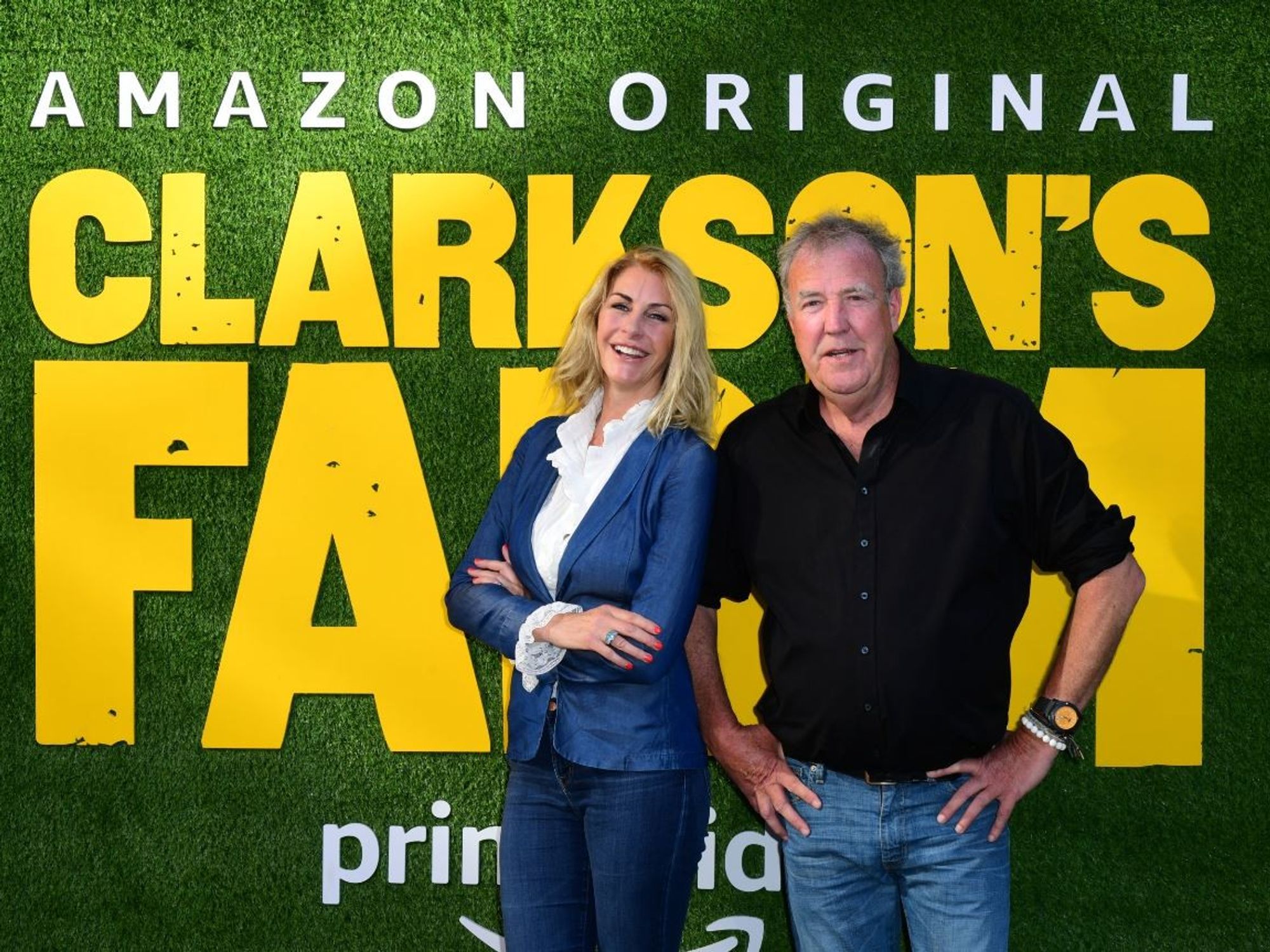 Lisa Hogan and Jeremy Clarkson