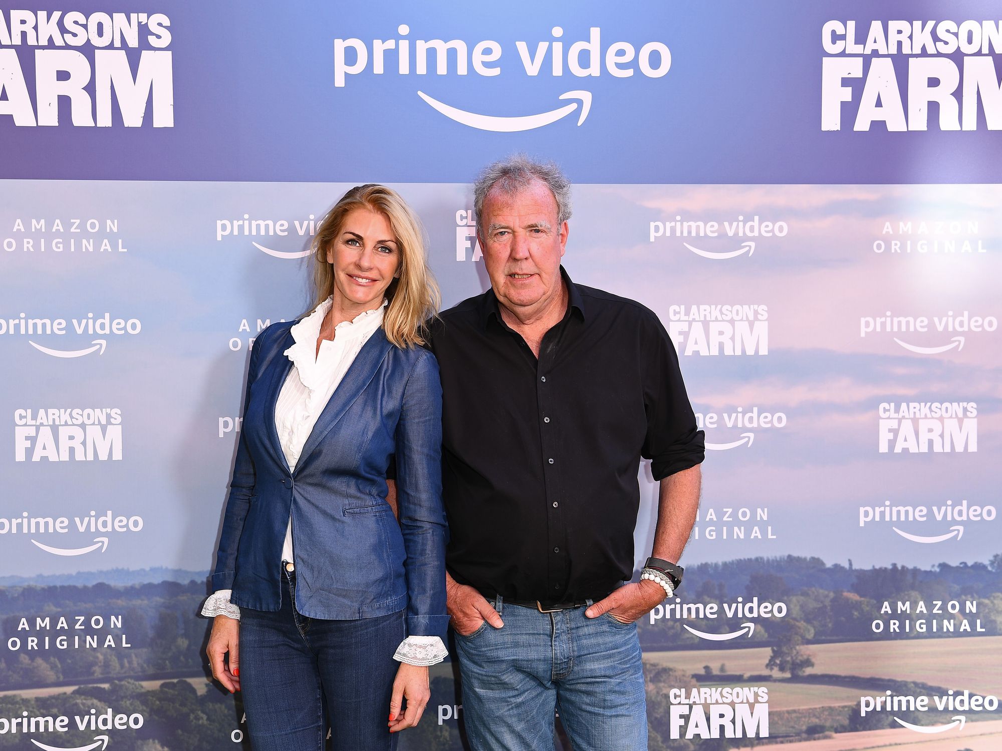 Lisa Hogan and Jeremy Clarkson