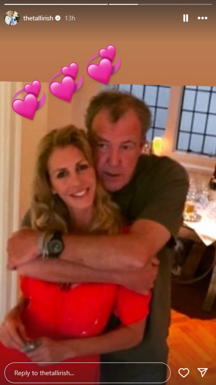 Lisa Hogan and Jeremy Clarkson
