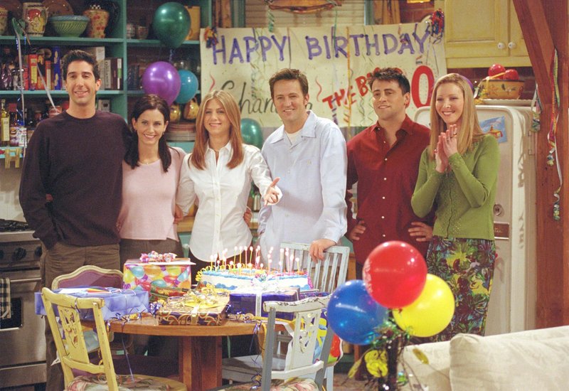 Lisa Kudrow and her Friends co-stars