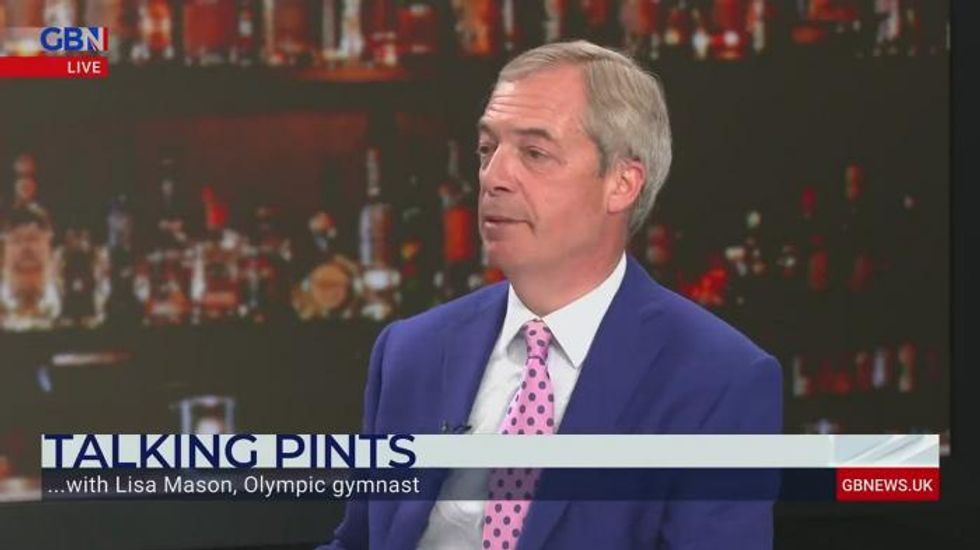 Trans athletes should compete in their own category, Olympic gymnast tells Nigel Farage