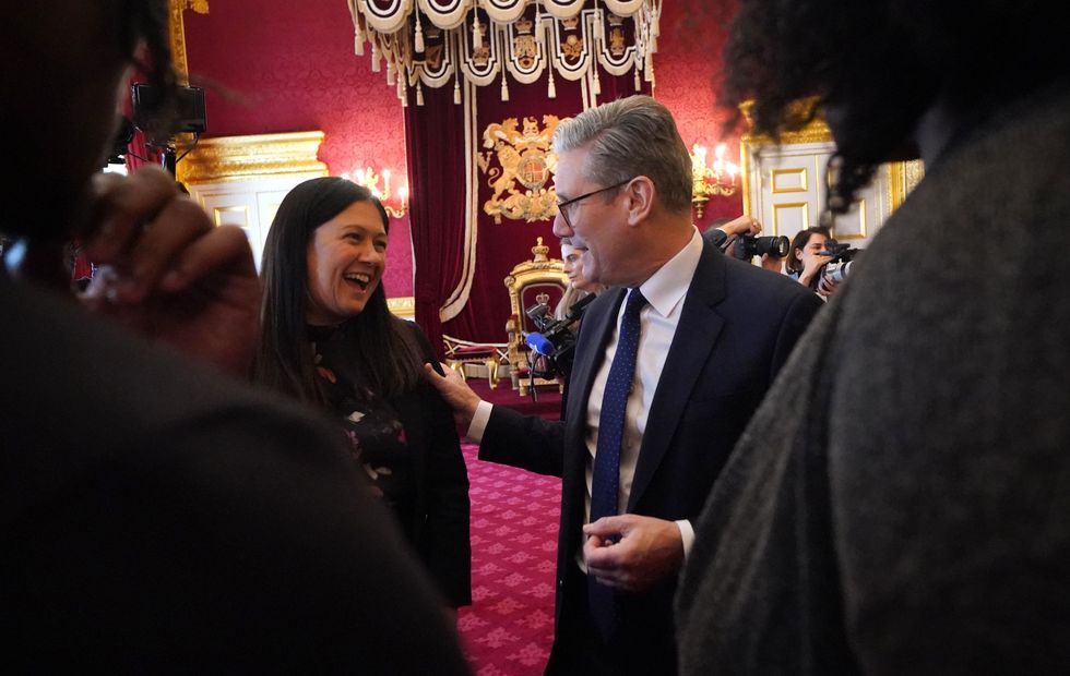 Lisa Nandy and Keir Starmer