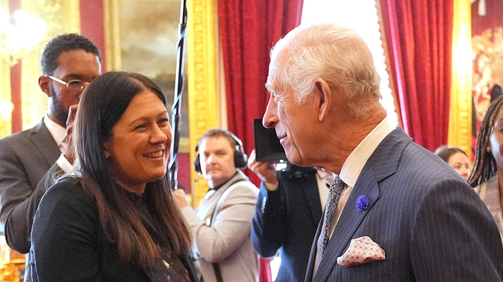 Lisa Nandy and King Charles