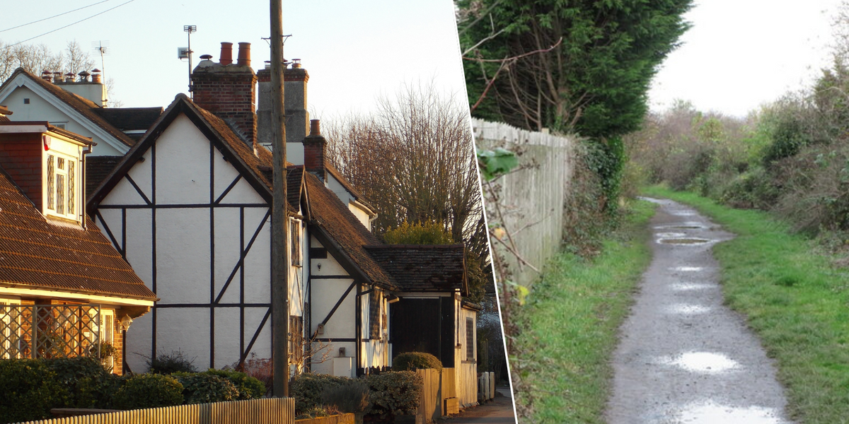 NextImg:Neighbours spend hundreds of thousands of pounds locked in bitter legal battle over bridleway