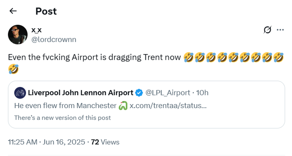 Liverpool airport/Alexander Arnold