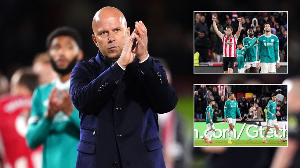 Liverpool boss Arne Slot isn't under any internal pressure at the club despite their woes worsening with a 3-2 defeat away at Brentford on Saturday night