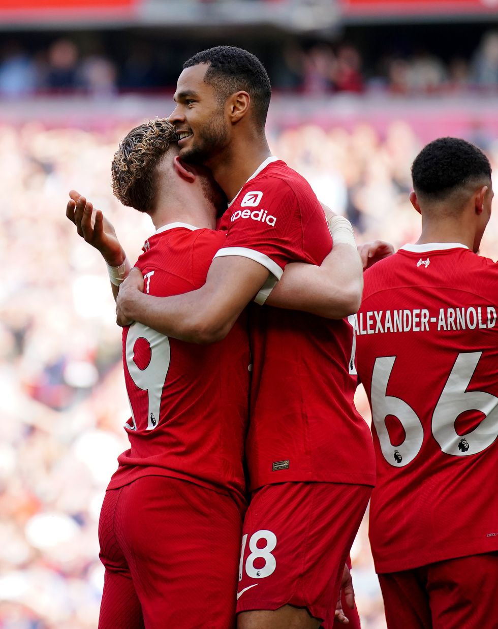 Liverpool Cody Gakpo Harvey Elliott Tottenham