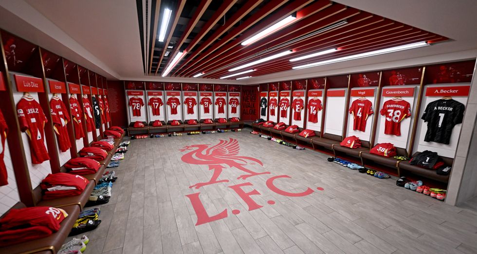 Liverpool dressing room