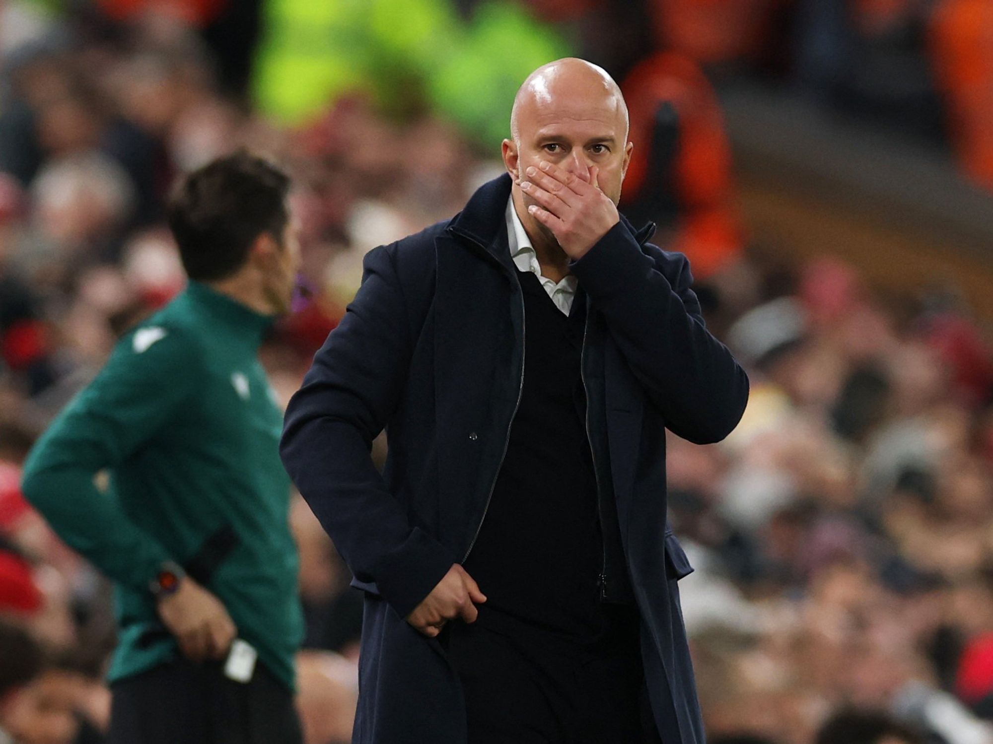 Liverpool fans demand 'Arne Slot Out'