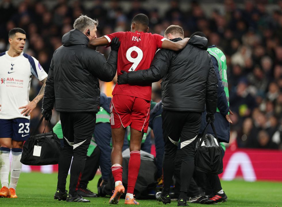 Liverpool fear Alexander Isak could be out for a long time