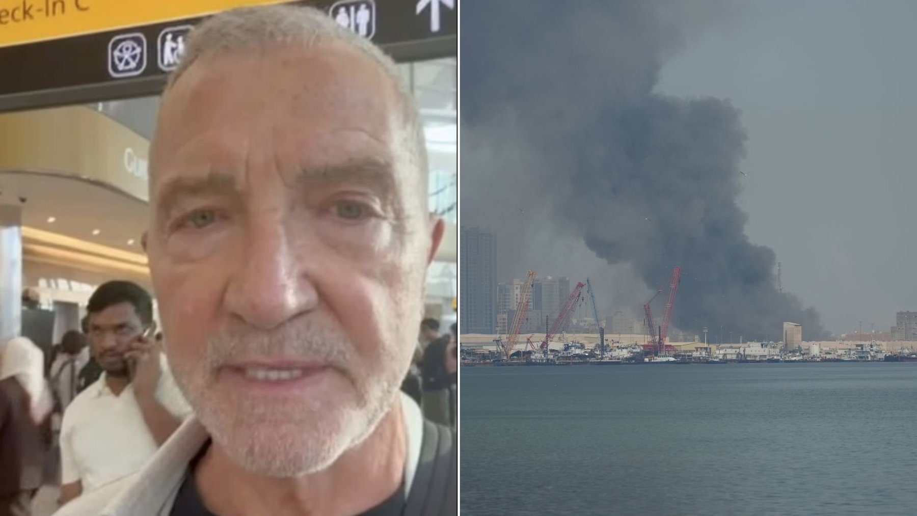 Liverpool hero Graeme Souness has found himself stranded at Abu Dhabi Airport as Iranian strikes continue to target multiple Gulf states