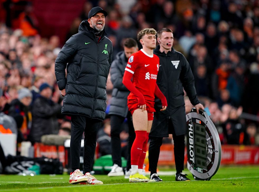 Liverpool Jurgen Klopp Harvey Elliot Luton