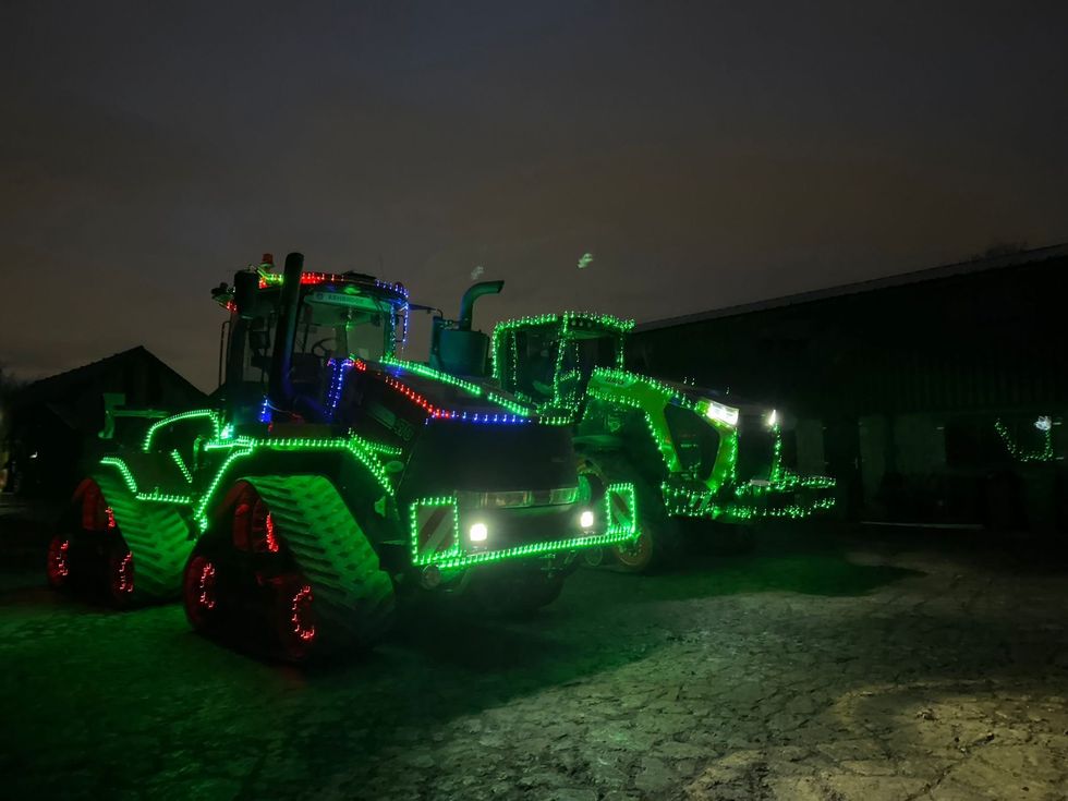 Liverpool's annual Christmas tractor convoy