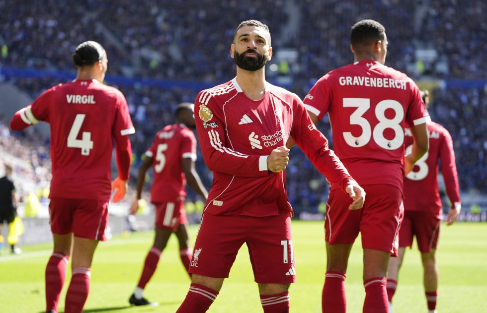 Liverpool will honour Mohamed Salah during Sunday's Premier League match with Brentford