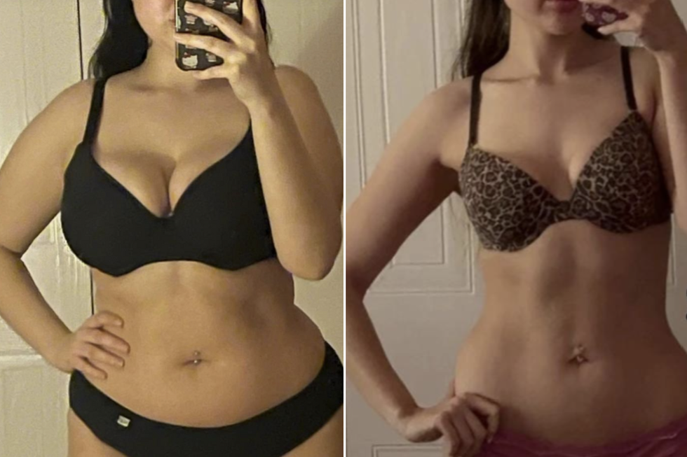 Livvy shared her body transformation
