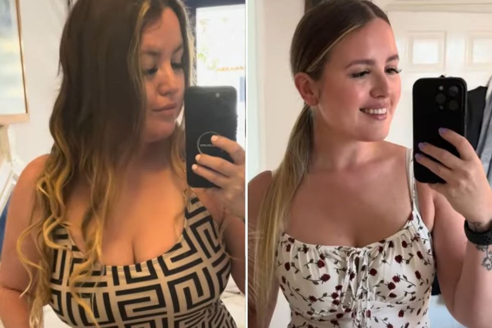 Liz before and after