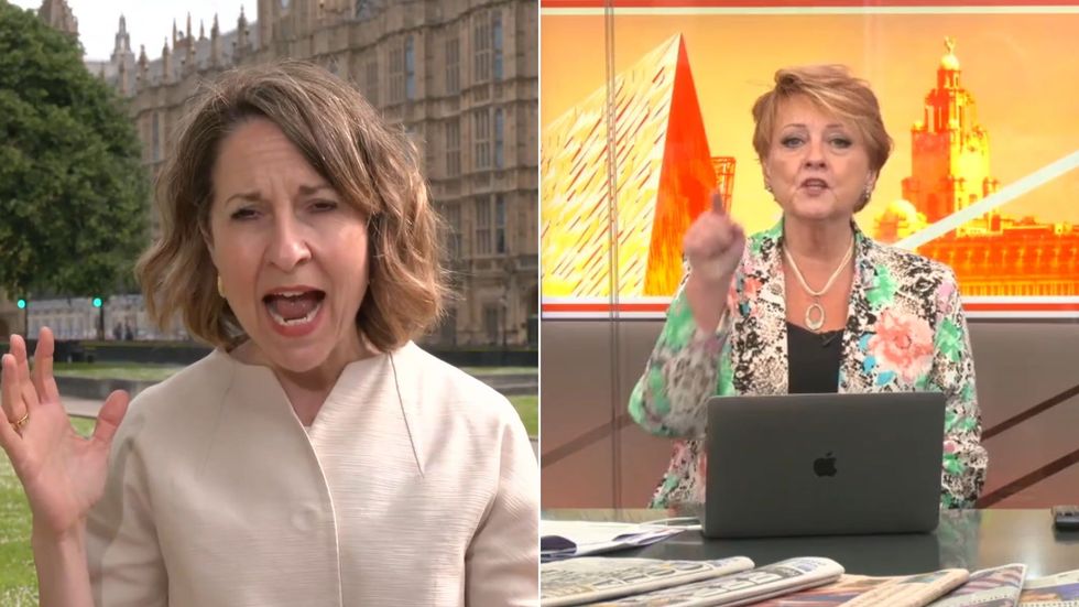 Liz Kendall, Anne Diamond