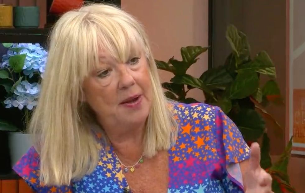 Liz Kershaw appearing on GB News Breakfast