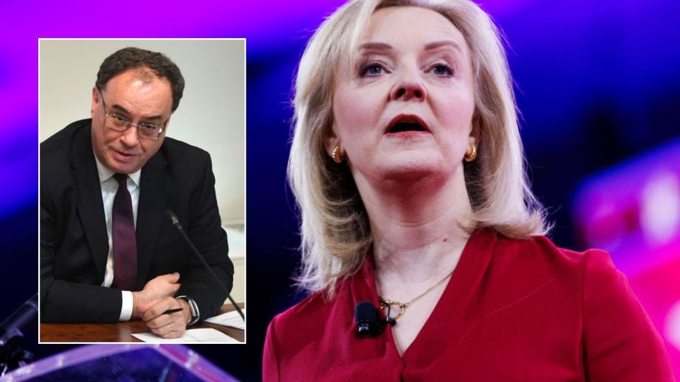 Liz Truss and Andrew Bailey