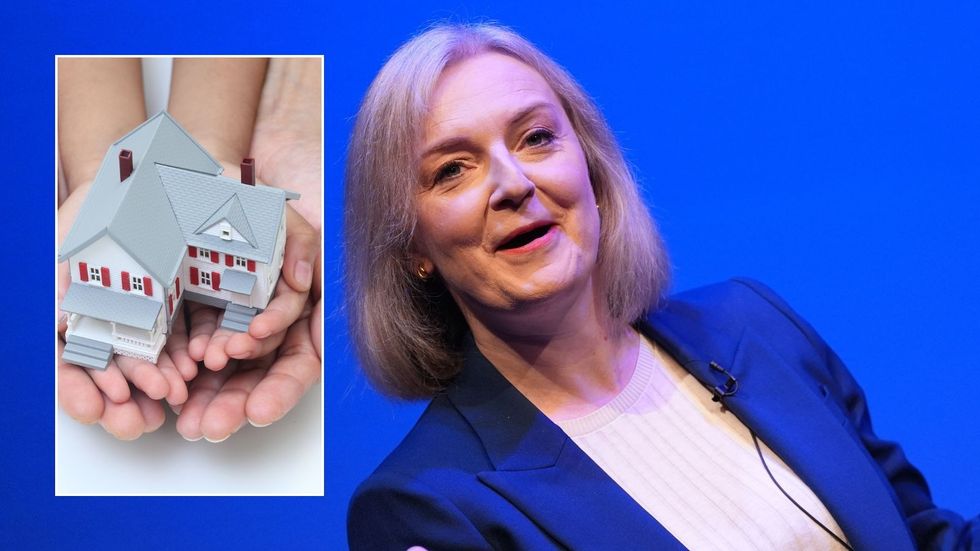 Liz Truss and house