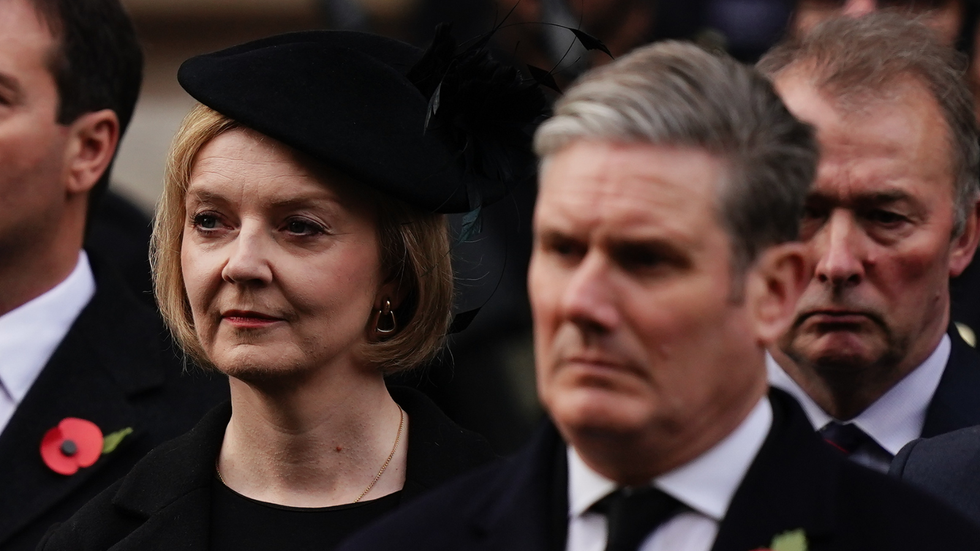 Liz Truss and Keir Starmer