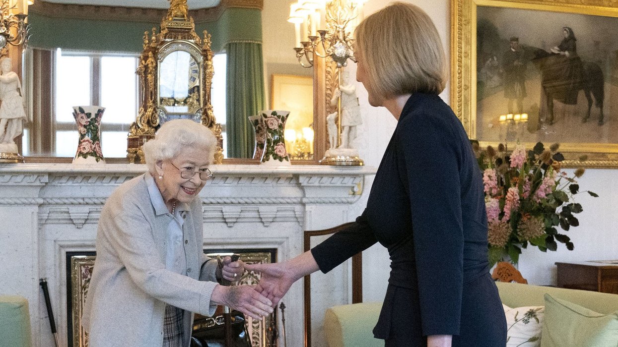 Liz Truss and Queen Elizabeth II