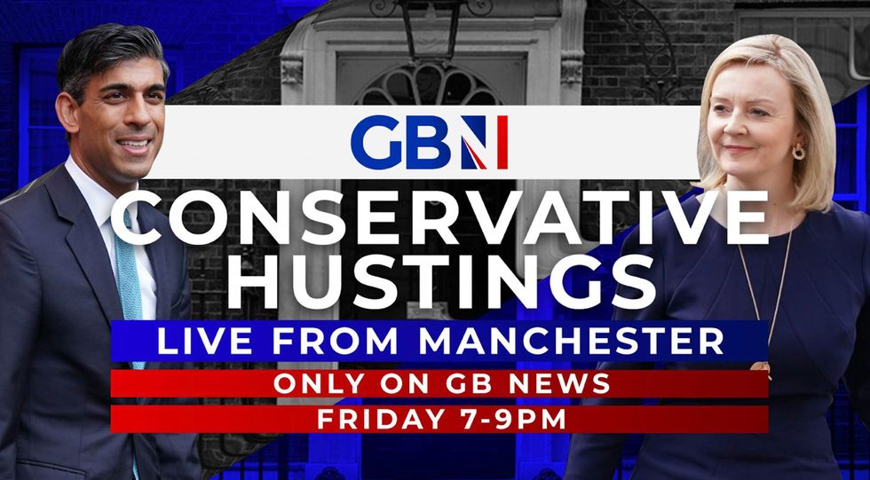 Liz Truss and Rishi Sunak will face off exclusively live on GB News