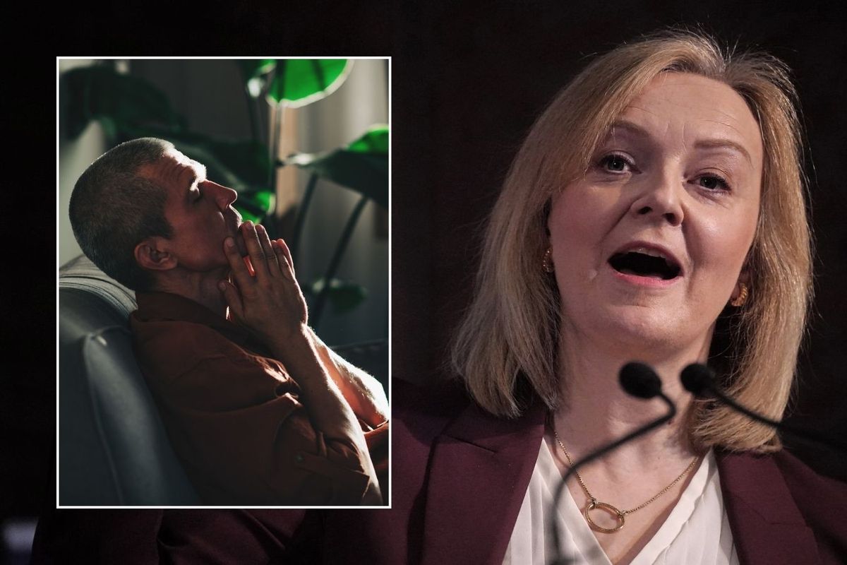 Liz Truss and stressed older people