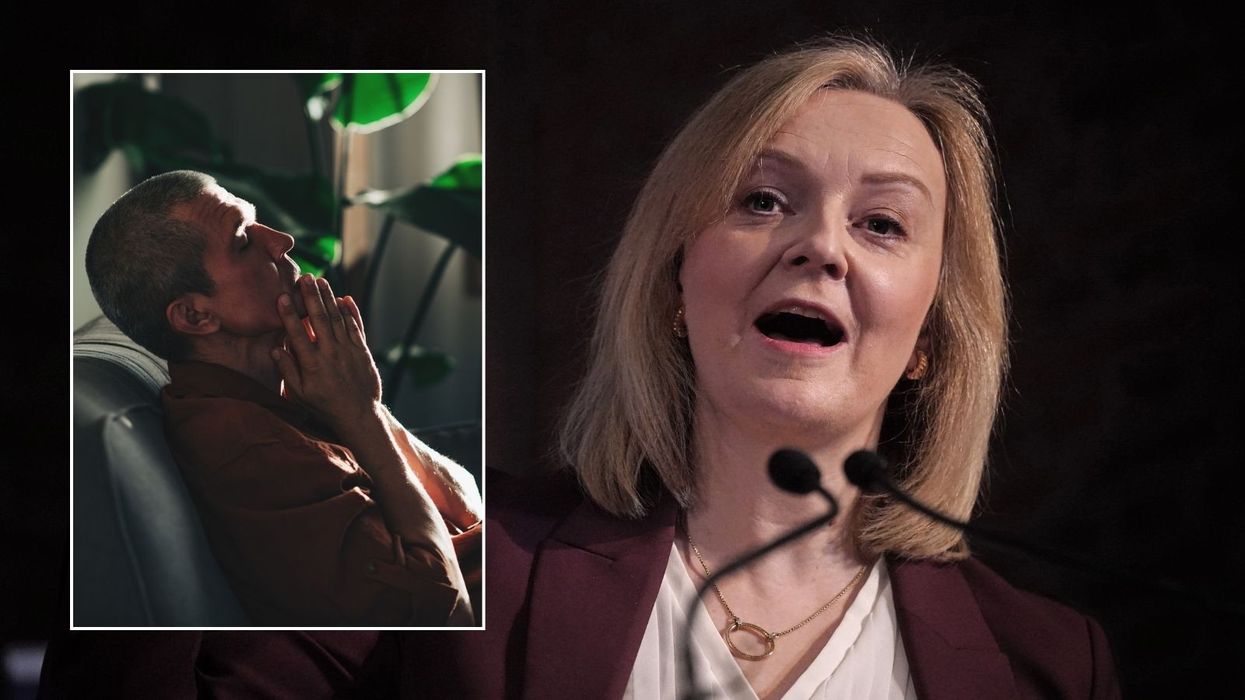 Liz Truss and stressed older people