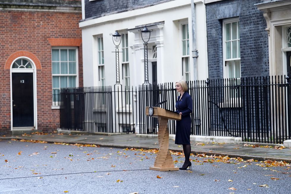 Liz Truss announced her resignation as PM on Thursday