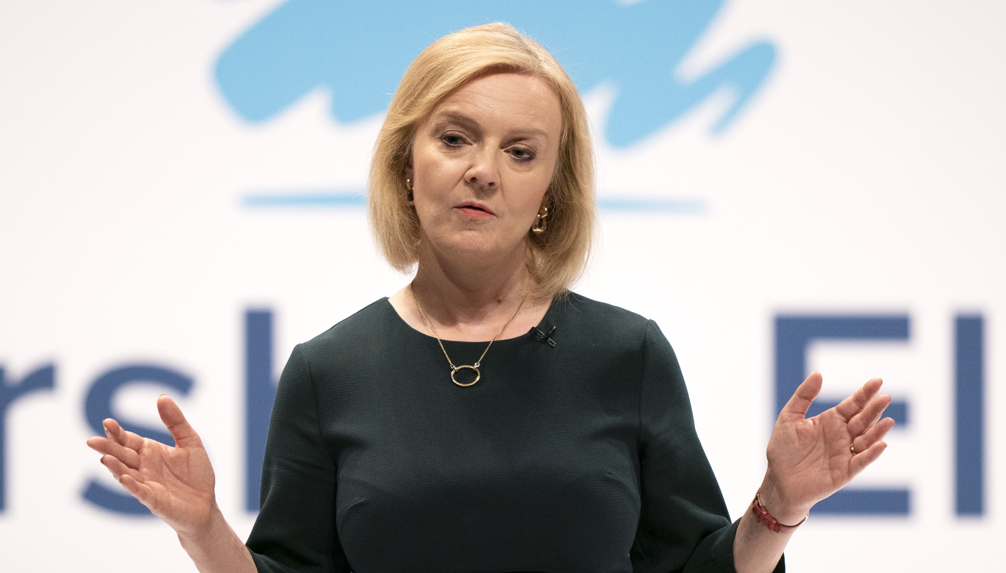 Liz Truss during a hustings event in Perth, Scotland, as part of the campaign to be leader of the Conservative Party and the next prime minister.
