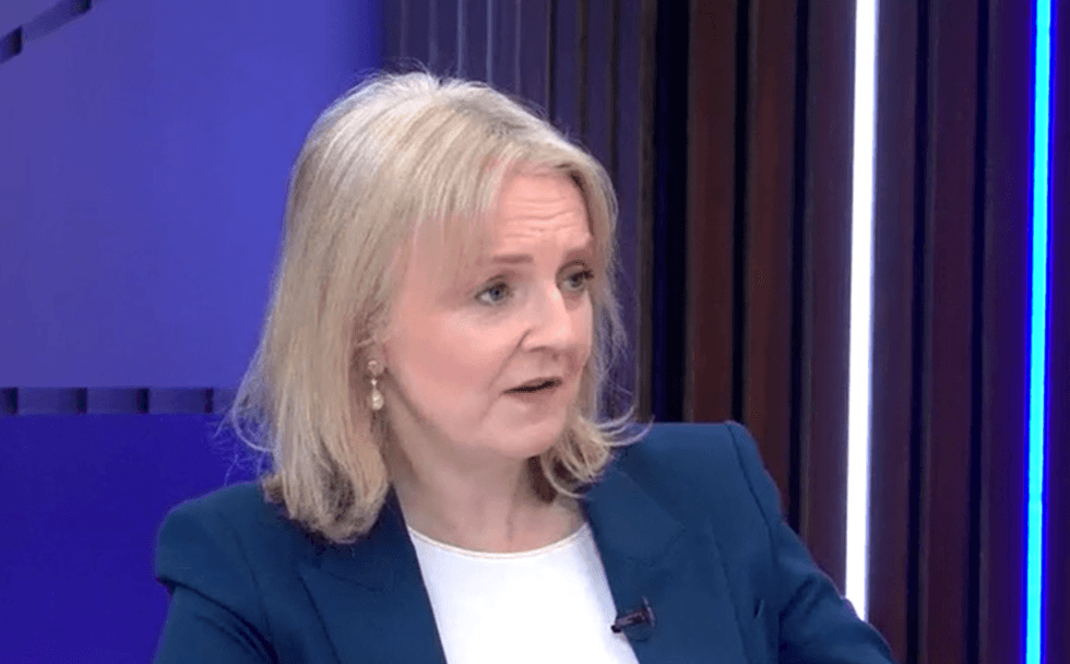 Liz Truss joined GB News to speak with Patrick Christys