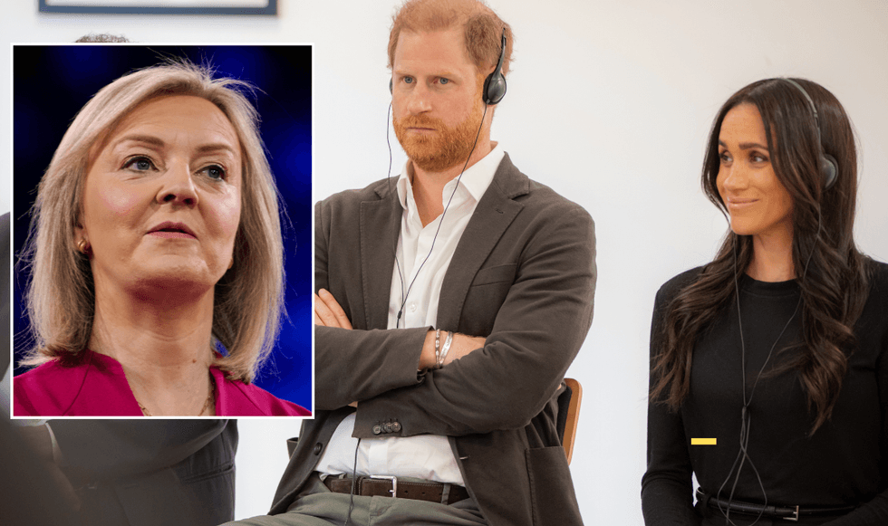 Liz Truss, Prince Harry and Meghan Markle