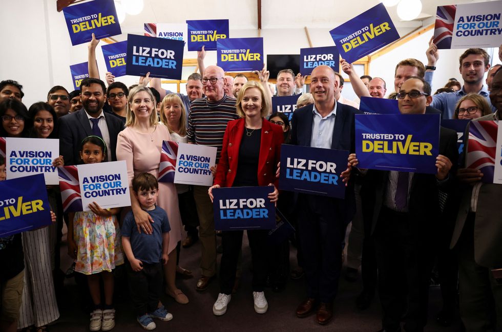 Liz Truss speaking at an event in Leeds as part of her campaign to be leader of the Conservative Party and the next prime minister. Picture date: Thursday July 28, 2022.