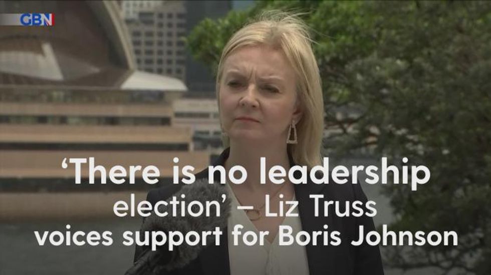 Liz Truss claims there is no leadership contest despite being one of favourites to takeover