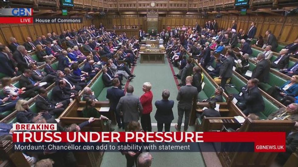Penny Mordaunt says Liz Truss 'not under a desk' hiding from MPs as pressure grows on PM