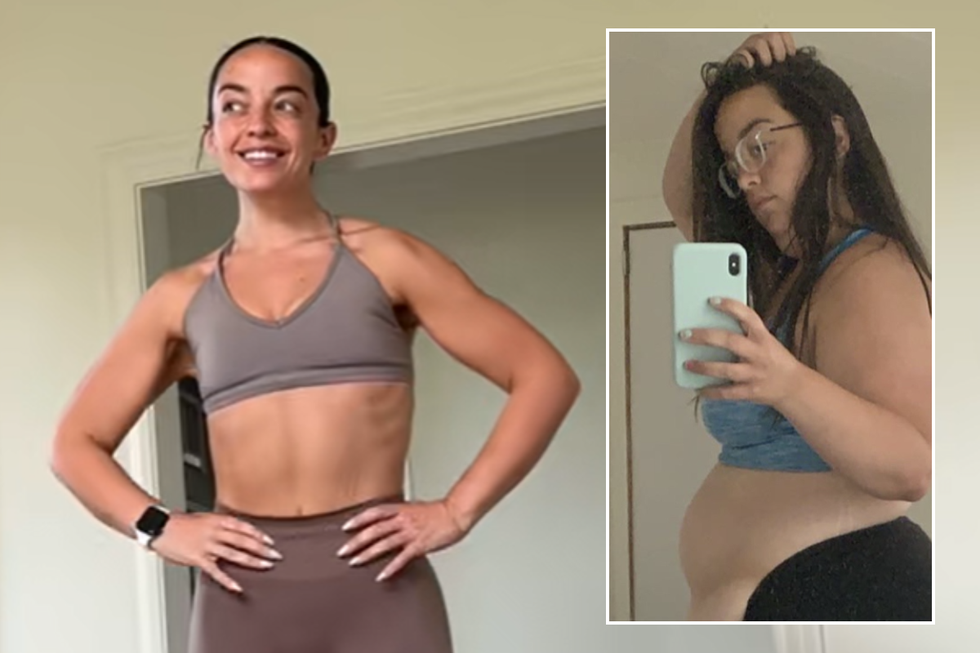 Liza showed off her transformation
