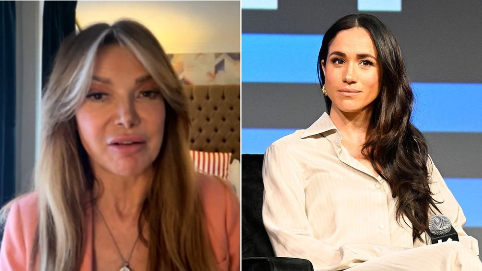 Lizzie Cundy and Meghan Markle