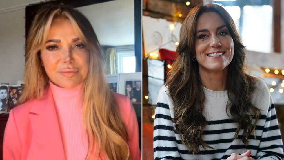 Lizzie Cundy and Princess Kate