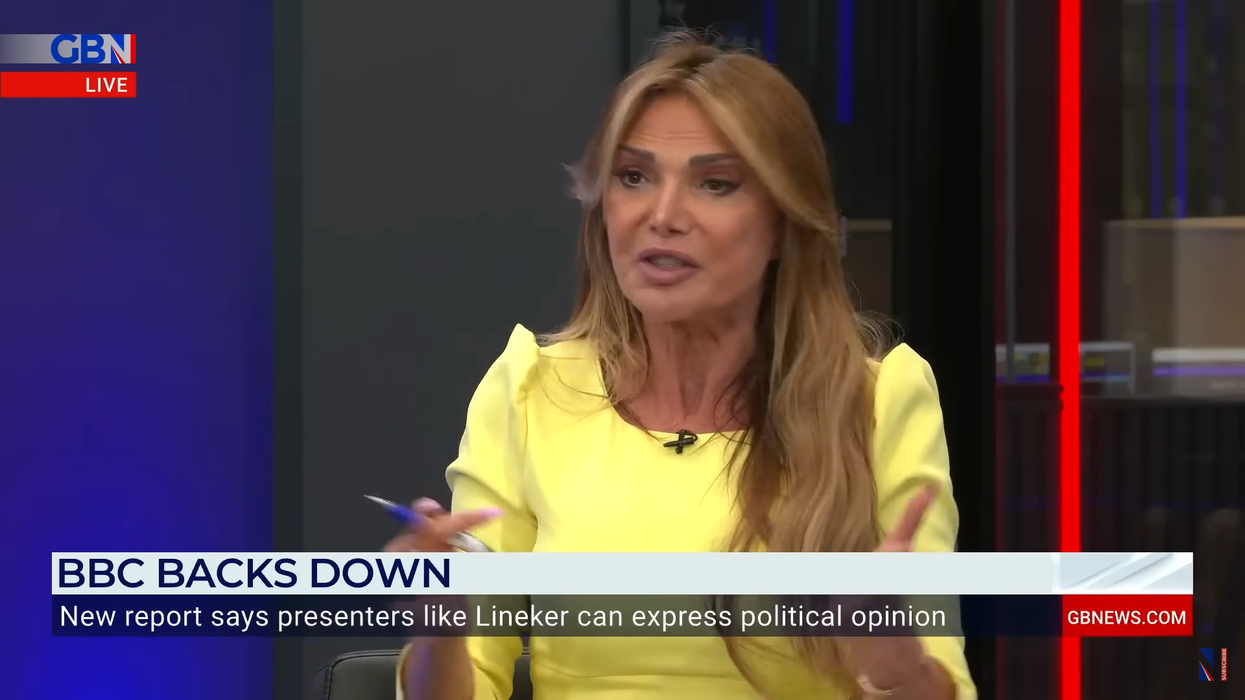 Lizzie Cundy regularly appears on GB News