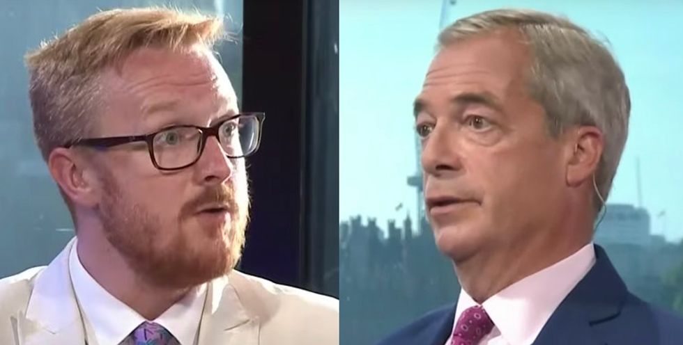 Lloyd Russell-Moyle and Nigel Farage
