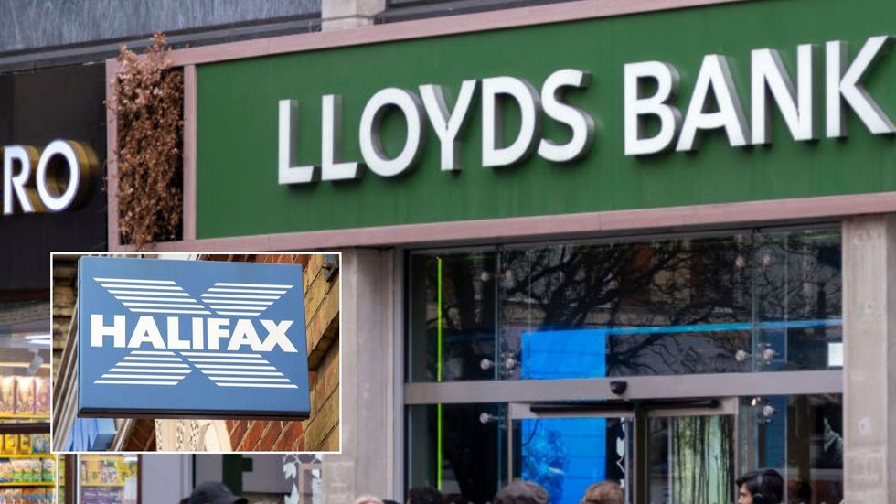Lloyds Bank and Halifax branches