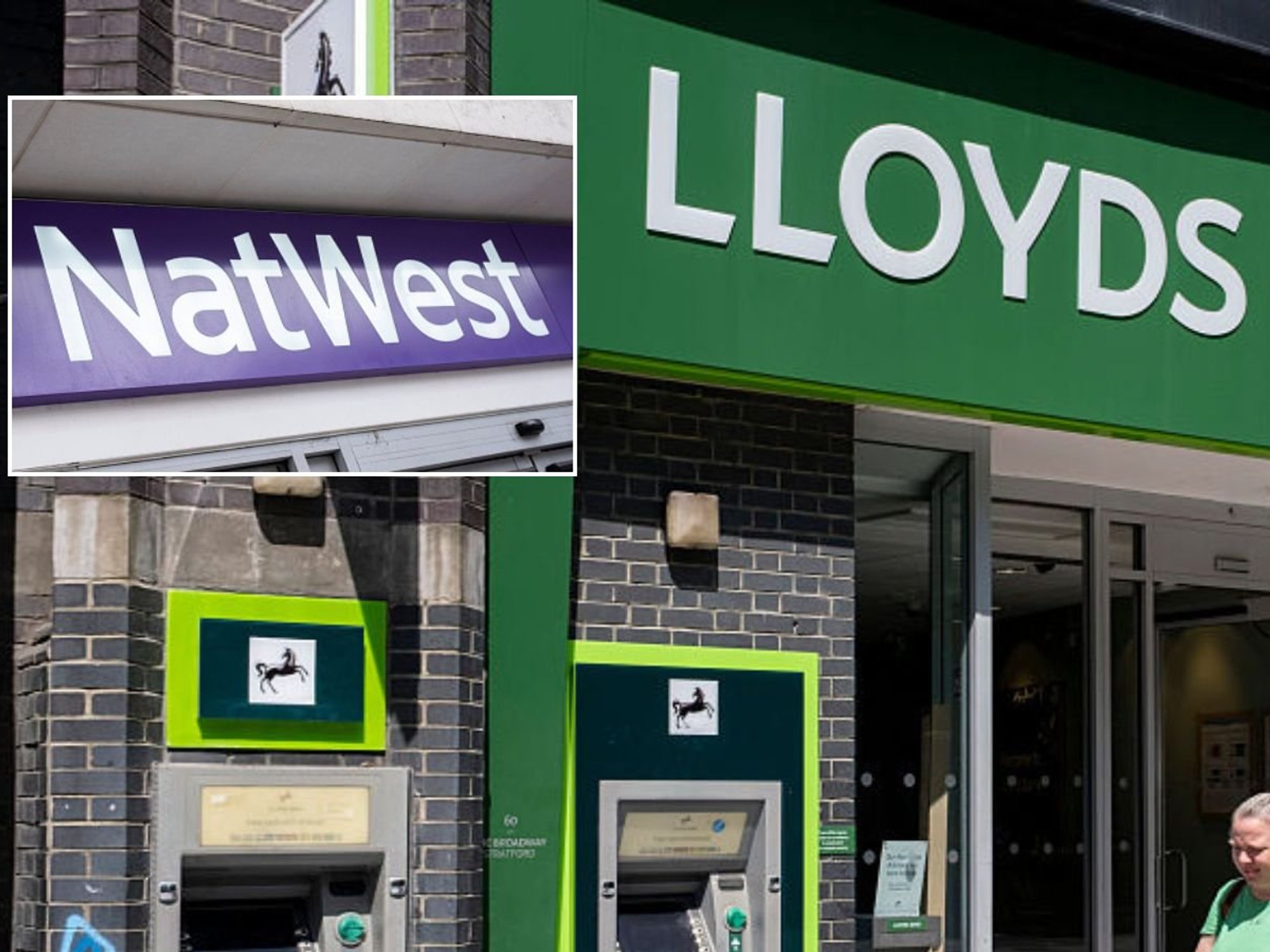 Lloyds Bank and NatWest branches