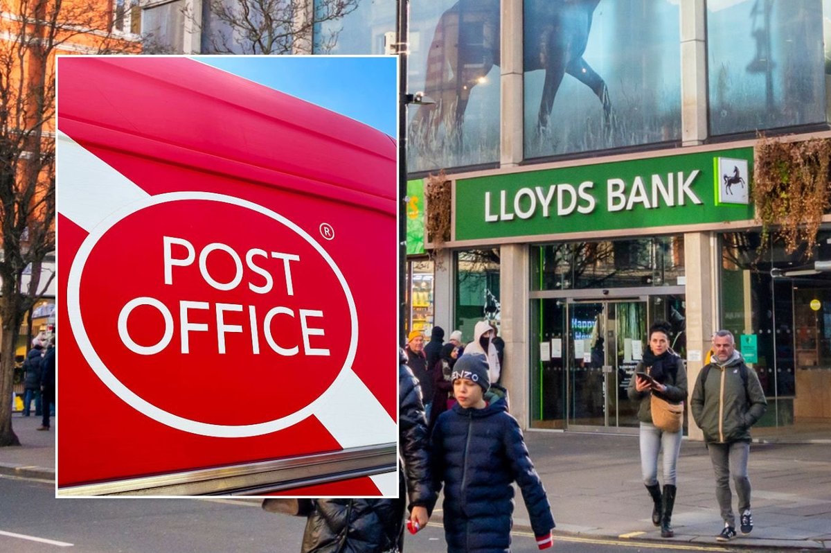 Lloyds Bank and Post Office van