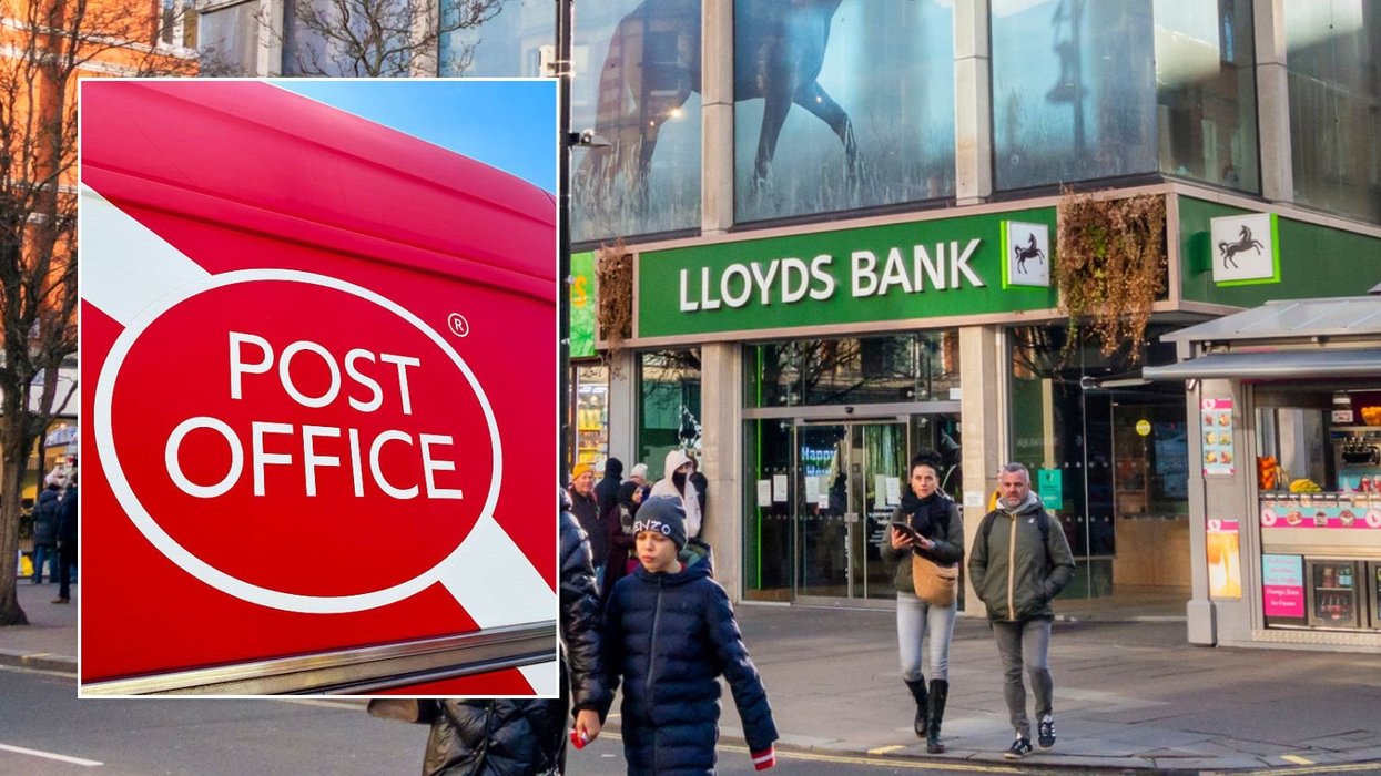 Lloyds Bank and Post Office van