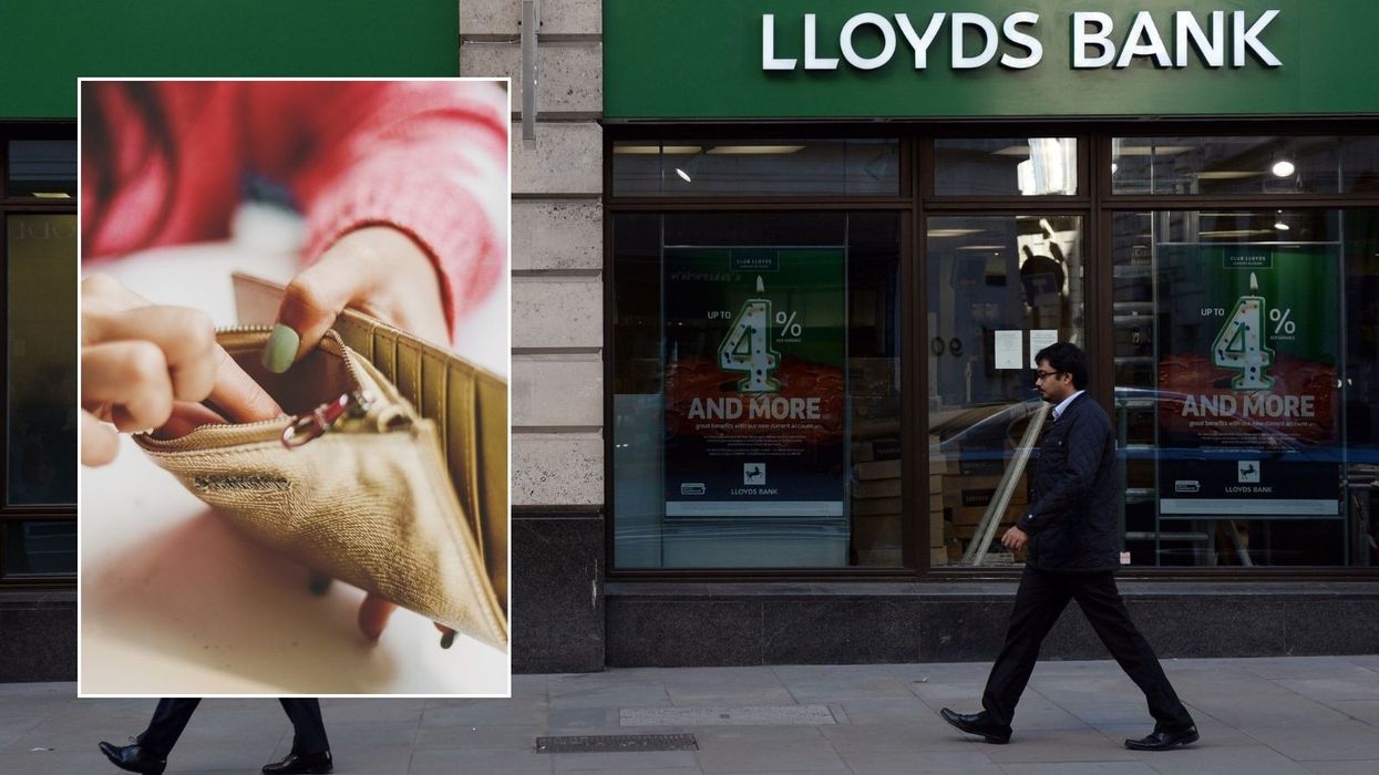 Lloyds Bank and purse